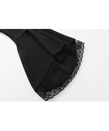 ゆるふわ【ザラ】ZARA ふわふわ 立体模様 長袖ワンピース ワントーン S 黒 ZARA - ゆるふわ【ザラ】ZARA ふわふわ 立体模様 長袖ワンピース