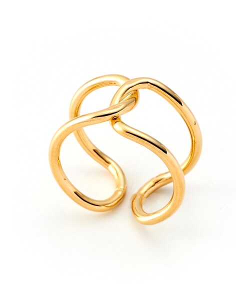 GRL（グレイル）の「ツイストリング（リング・レディース・シルバー/ゴールド・F）」の2枚目の写真
