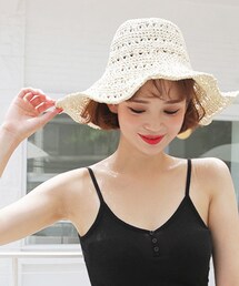 DHOLIC | ワイヤーペーパーヤーンハット(ハット)