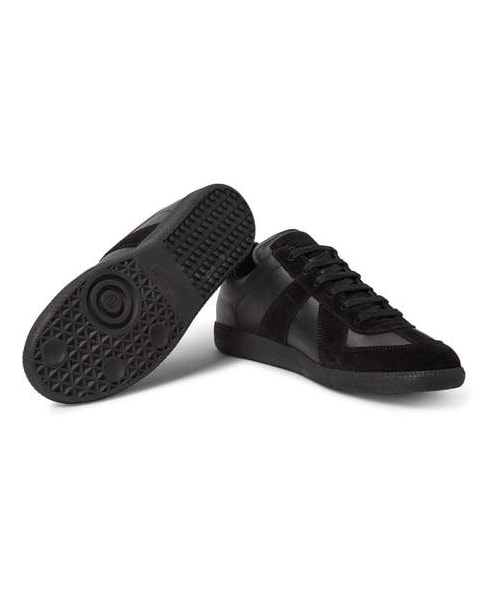 Maison Margiela（メゾンマルジェラ）の「Maison Margiela Replica Leather And Suede Sneakers（スニーカー・メンズ・Black・Eu41/Eu42/Eu43/Eu41.5/Eu42.5/Eu40/Eu43.5/Eu44.5/Eu46/Eu44/Eu45）」の5枚目の写真