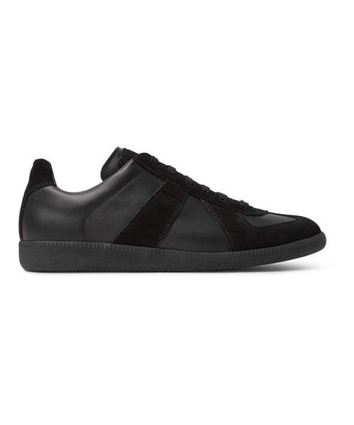 Maison Margiela（メゾンマルジェラ）の「Maison Margiela Replica Leather And Suede Sneakers（スニーカー・メンズ・Black・Eu41/Eu42/Eu43/Eu41.5/Eu42.5/Eu40/Eu43.5/Eu44.5/Eu46/Eu44/Eu45）」の2枚目の写真