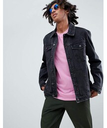 Bershka | Bershka Denim Jacket In Black(ジャケット/アウター)