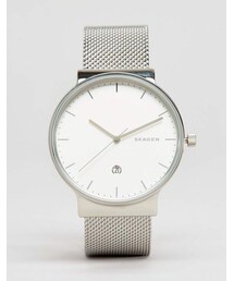 SKAGEN | Skagen Ancher Silver Mesh Watch SKW6290(アナログ腕時計)