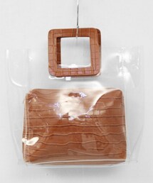 Dailyabout | [SET]スクエアクリアバッグ+ポーチ(ハンドバッグ)