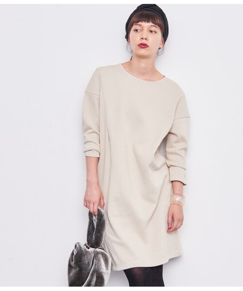 Adam Et Rope アダムエロペ の ダブルフェイスコクーンワンピース ワンピース ドレス Wear