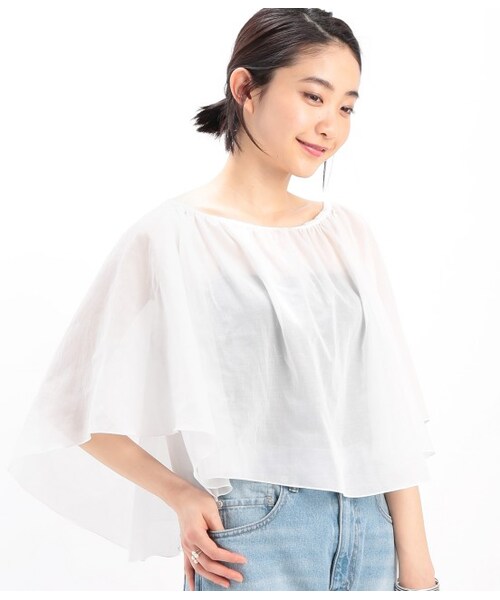 ADAM ET ROPE'（アダムエロペ）の「シフォンギャザーフレア