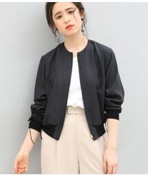 ADAM ET ROPE' | ドロストサテンブルゾン(ジャケット/アウター)