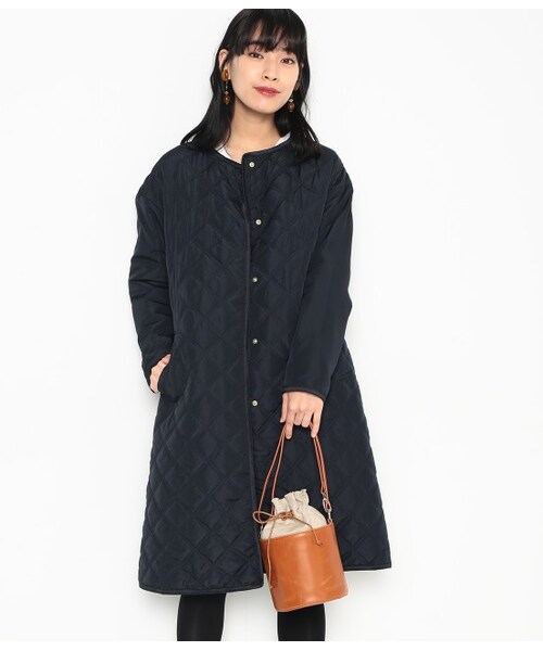 ADAM ET ROPE'（アダムエロペ）の「【店舗限定】キルトロングコート