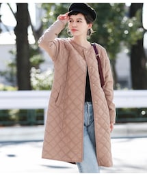 ADAM ET ROPE'（アダムエロペ）の「【店舗限定】キルトロングコート