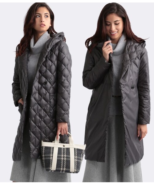ROPE'(ロペ)の「リバーシブルキルティングダウンコート ROPE'(ロペ)の「リバーシブルキルティングダウンコート