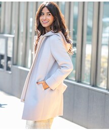 ROPE 2wayノーカラー　メルトン コート　ロペ ROPE 2wayノーカラー メルトン コート ロペ ROPE 2way ノーカラー