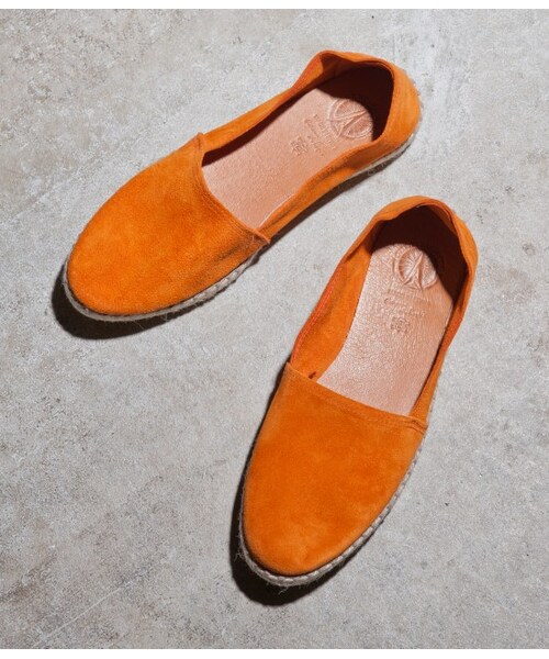 ADAM ET ROPE'（アダムエロペ）の「スエードエスパドリーユ（シューズ・メンズ・ブルー系/イエロー/ネイビー/グリーン・41.0/42.0/43.0/40.0）」の4枚目の写真