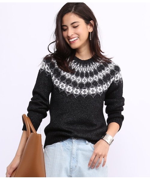 ROPE'（ロペ）の「ノルディック柄ニットプルオーバー（）」 WEAR