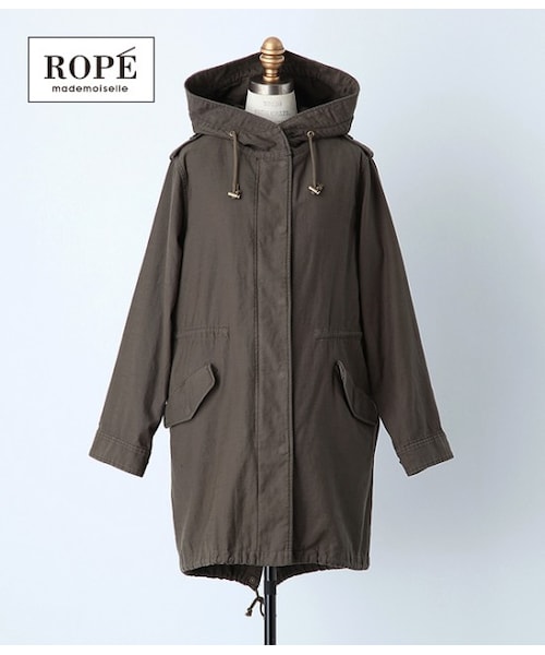 ロペ　ライナー付きモッズコート ROPE'（ロペ）の「ダウンライナー付モッズコート（）」 - WEAR