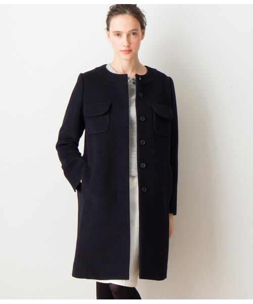 ROPE'（ロペ）の「アンゴラビーバーノーカラーコート（）」 - WEAR