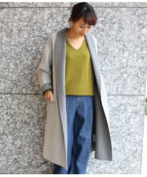 ROPE'（ロペ）の「ショールカラーリバーコート（）」 - WEAR