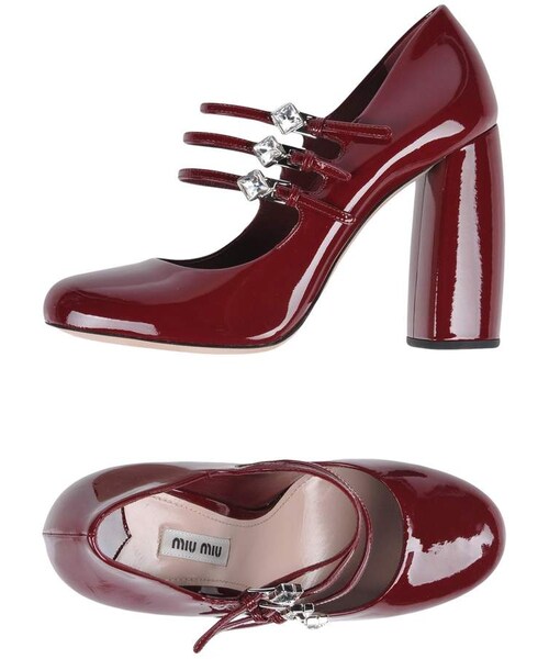 MIU MIU ミュウミュウ 靴 パンプス 34.5 21.5cmシルバー 靴