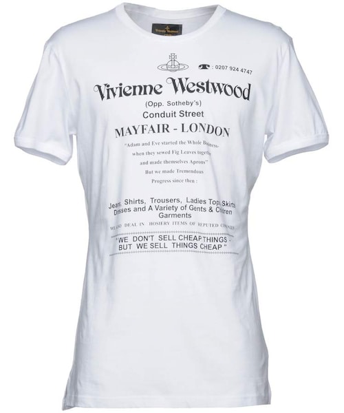 【Vivienne Westwood/ANGLOMANIA】Tシャツ/カットソー Vivienne Westwood（ヴィヴィアンウエストウッド）の「VIVIENNE