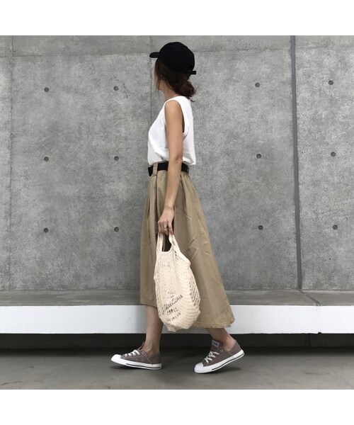 copine(コピン)の「7月15日再々入荷!新カラー登場!再々入荷!大人ベーシックシンプルノースリーブ(4color)【クリックポスト対象商品】(Tシャツ/カットソー・レディース・その他)」の5枚目の写真