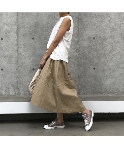 copine(コピン)の「7月15日再々入荷!新カラー登場!再々入荷!大人ベーシックシンプルノースリーブ(4color)【クリックポスト対象商品】(Tシャツ/カットソー・レディース・その他)」の6枚目の写真