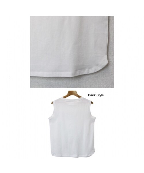 copine(コピン)の「7月15日再々入荷!新カラー登場!再々入荷!大人ベーシックシンプルノースリーブ(4color)【クリックポスト対象商品】(Tシャツ/カットソー・レディース・その他)」の12枚目の写真