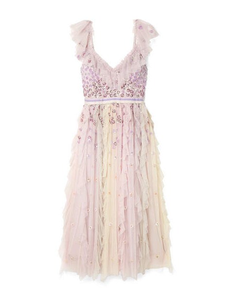 needle & thread rainbow dress