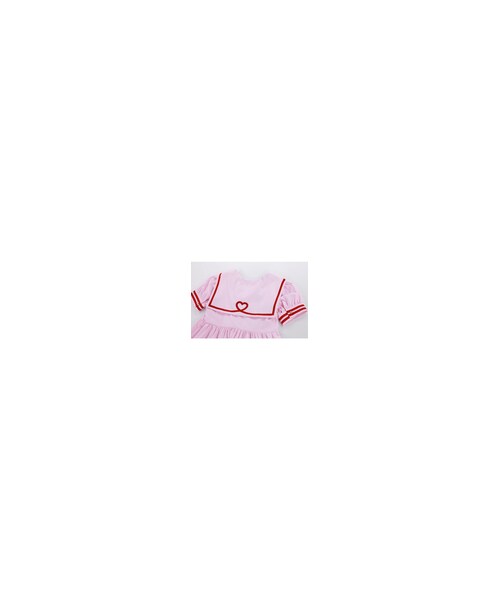 Bobon21（ボボンニジュウイチ）の「ガーリーセーラーワンピース-全2色-（ワンピース・レディース・ホワイト/ピンク・S/M/L）」の5枚目の写真
