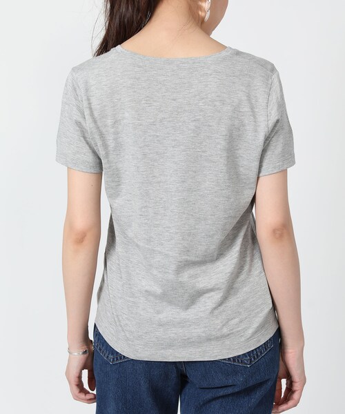 FREAK'S STORE(フリークスストア)の「汗ジミ防止 VネックTEE(その他・ホワイト/グレー/ブラック/ベージュ/ブルーグリーン・FREE)」の15枚目の写真