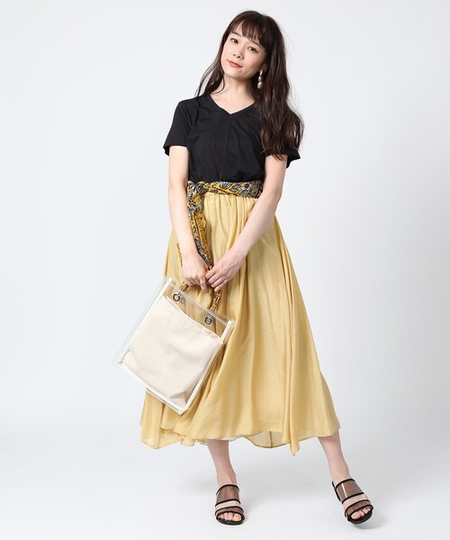 FREAK'S STORE(フリークスストア)の「汗ジミ防止 VネックTEE(その他・ホワイト/グレー/ブラック/ベージュ/ブルーグリーン・FREE)」の2枚目の写真