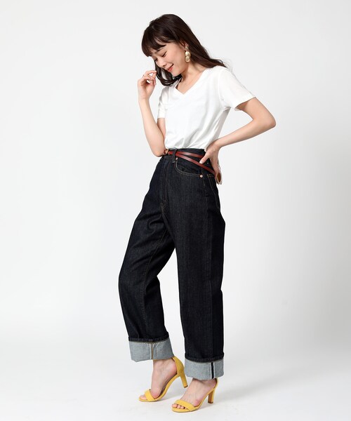 FREAK'S STORE(フリークスストア)の「汗ジミ防止 VネックTEE(その他・ホワイト/グレー/ブラック/ベージュ/ブルーグリーン・FREE)」の7枚目の写真