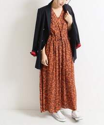 Spick & Span | Deveauxリーフプリントワンピース◆(ワンピース/ドレス)