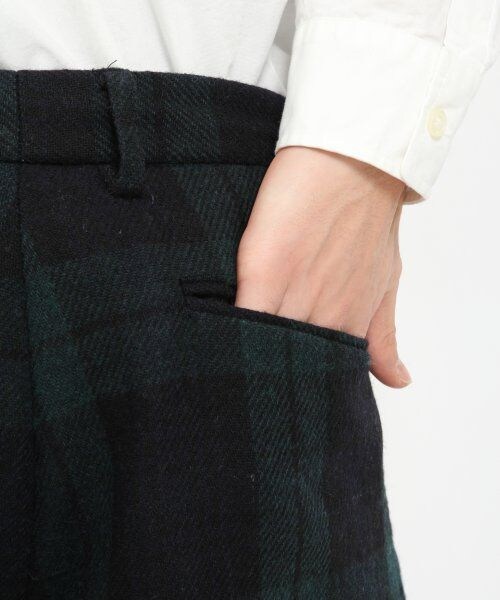 GLOBAL WORK（グローバルワーク）の「ウールチェックトラウザー（パンツ・メンズ・グリーン75/ブラウン55・Ｌ/Ｍ/Ｓ）」の9枚目の写真