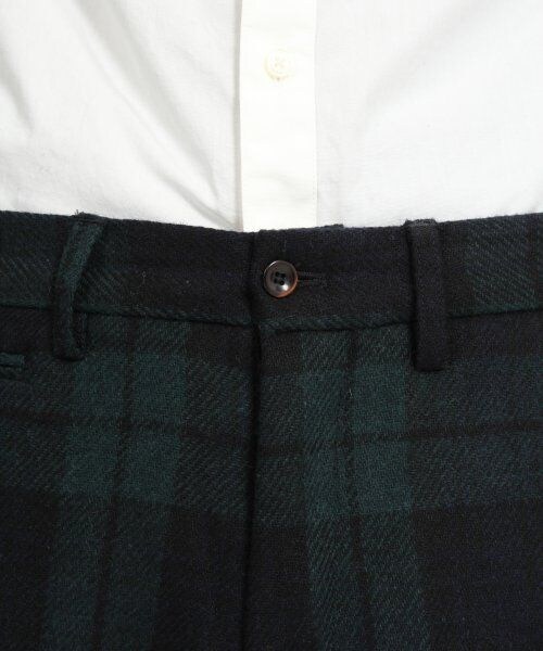 GLOBAL WORK（グローバルワーク）の「ウールチェックトラウザー（パンツ・メンズ・グリーン75/ブラウン55・Ｌ/Ｍ/Ｓ）」の5枚目の写真