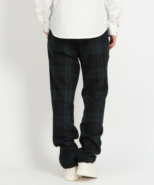 GLOBAL WORK（グローバルワーク）の「ウールチェックトラウザー（パンツ・メンズ・グリーン75/ブラウン55・Ｌ/Ｍ/Ｓ）」の4枚目の写真