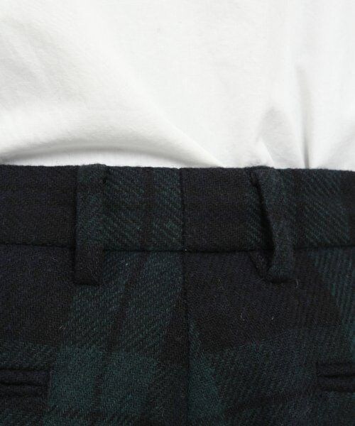 GLOBAL WORK（グローバルワーク）の「ウールチェックトラウザー（パンツ・メンズ・グリーン75/ブラウン55・Ｌ/Ｍ/Ｓ）」の8枚目の写真