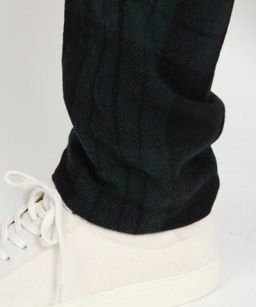 GLOBAL WORK（グローバルワーク）の「ウールチェックトラウザー（パンツ・メンズ・グリーン75/ブラウン55・Ｌ/Ｍ/Ｓ）」の7枚目の写真