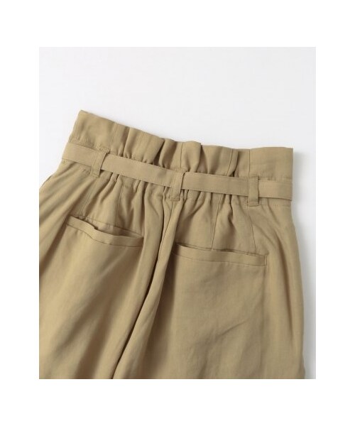 KBF（ケイビーエフ）の「KBF+ ウエストベルトタックワイドパンツ（パンツ・レディース・L.BEIGE/LIME/BLACK・one）」の20枚目の写真