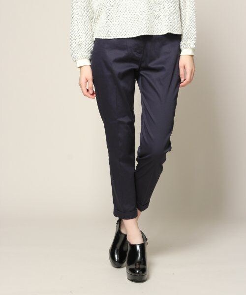 JEANASIS(ジーナシス)の「マルチカラートラウザーパンツ(パンツ・レディース・ホワイト/ネイビー/チェック・M/S)」の2枚目の写真