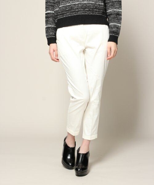 JEANASIS(ジーナシス)の「マルチカラートラウザーパンツ(パンツ・レディース・ホワイト/ネイビー/チェック・M/S)」の1枚目の写真