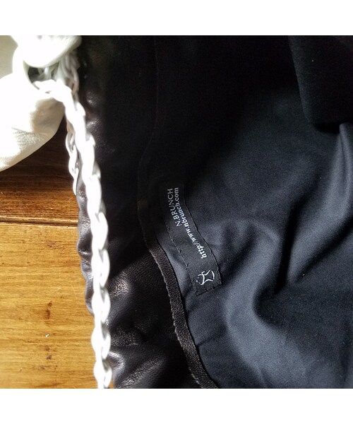 Handmade(ハンドメイド)の「本革の巾着バッグ(ショルダーバッグ・レディース・その他)」の9枚目の写真