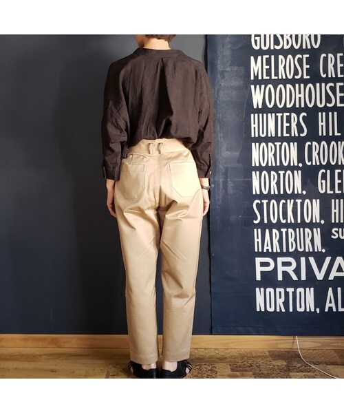 Handmade（ハンドメイド）の「チノクロップドパンツ（チノパンツ・レディース・その他）」の9枚目の写真