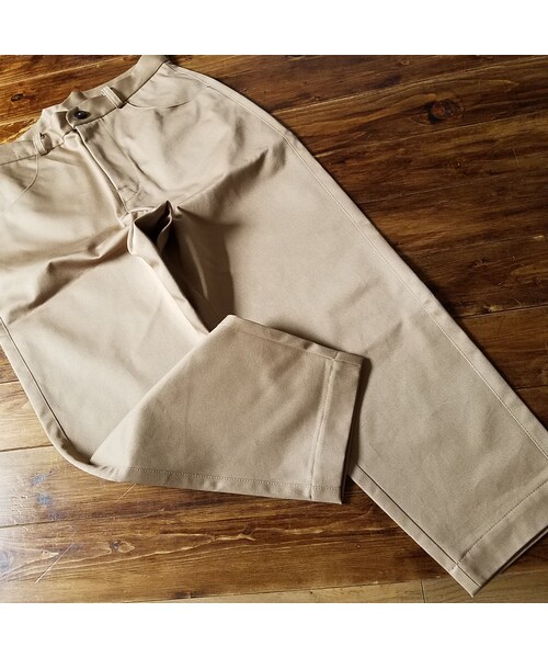 Handmade（ハンドメイド）の「チノクロップドパンツ（チノパンツ・レディース・その他）」の8枚目の写真