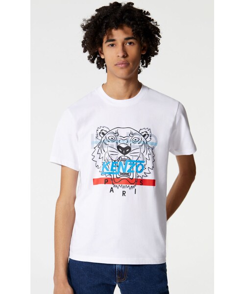 GUCCI タイガー Tシャツ ラベンダー org.jpg