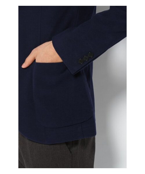 EDIFICE（エディフィス）の「MOLESKIN パッチジャケット（テーラードジャケット・メンズ・ブルー/ベージュ・44/46/48/50）」の8枚目の写真