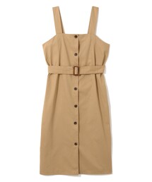 GRL | ベルト付きツイルジャンスカ(ジャンパースカート)