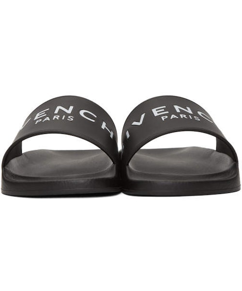 GIVENCHY（ジバンシイ）の「Givenchy Black Logo Beach Slides（サンダル・レディース・001 Black・37/38/40/39/41/36）」の5枚目の写真