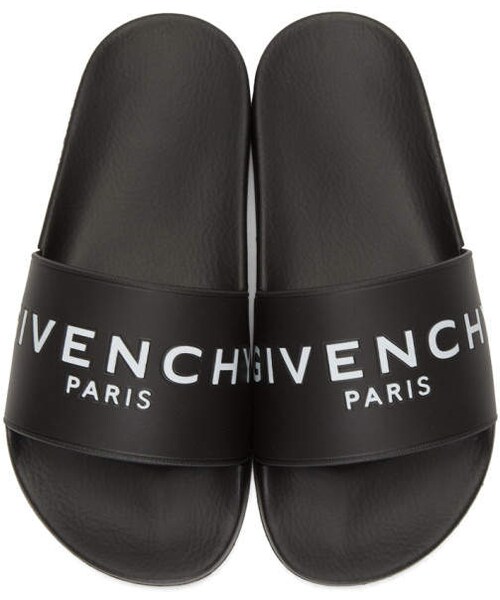 GIVENCHY（ジバンシイ）の「Givenchy Black Logo Beach Slides（サンダル・レディース・001 Black・37/38/40/39/41/36）」の3枚目の写真