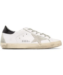 GOLDEN GOOSE | Golden Goose White and Black Superstar Sneakers(スニーカー)