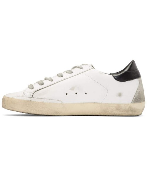 GOLDEN GOOSE（ゴールデングース）の「Golden Goose White and Black Superstar Sneakers（スニーカー・レディース・White Black・35/40/39/41/37）」の4枚目の写真