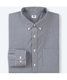 UNIQLO | エクストラファインコットンブロードチェックシャツ（ボタンダウン・長袖）(シャツ/ブラウス)